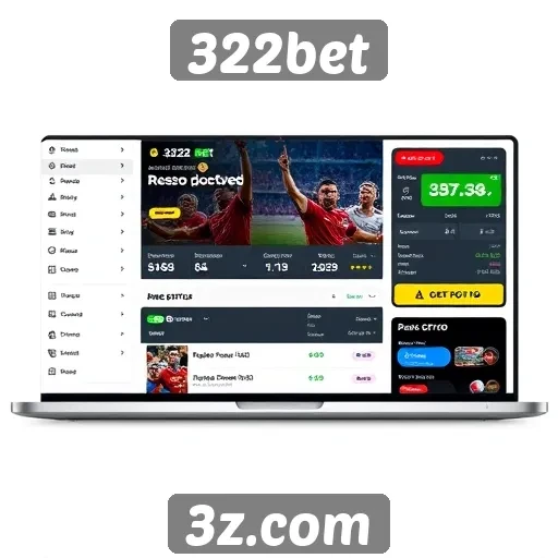 Explorando a interface do usuário do site 322bet